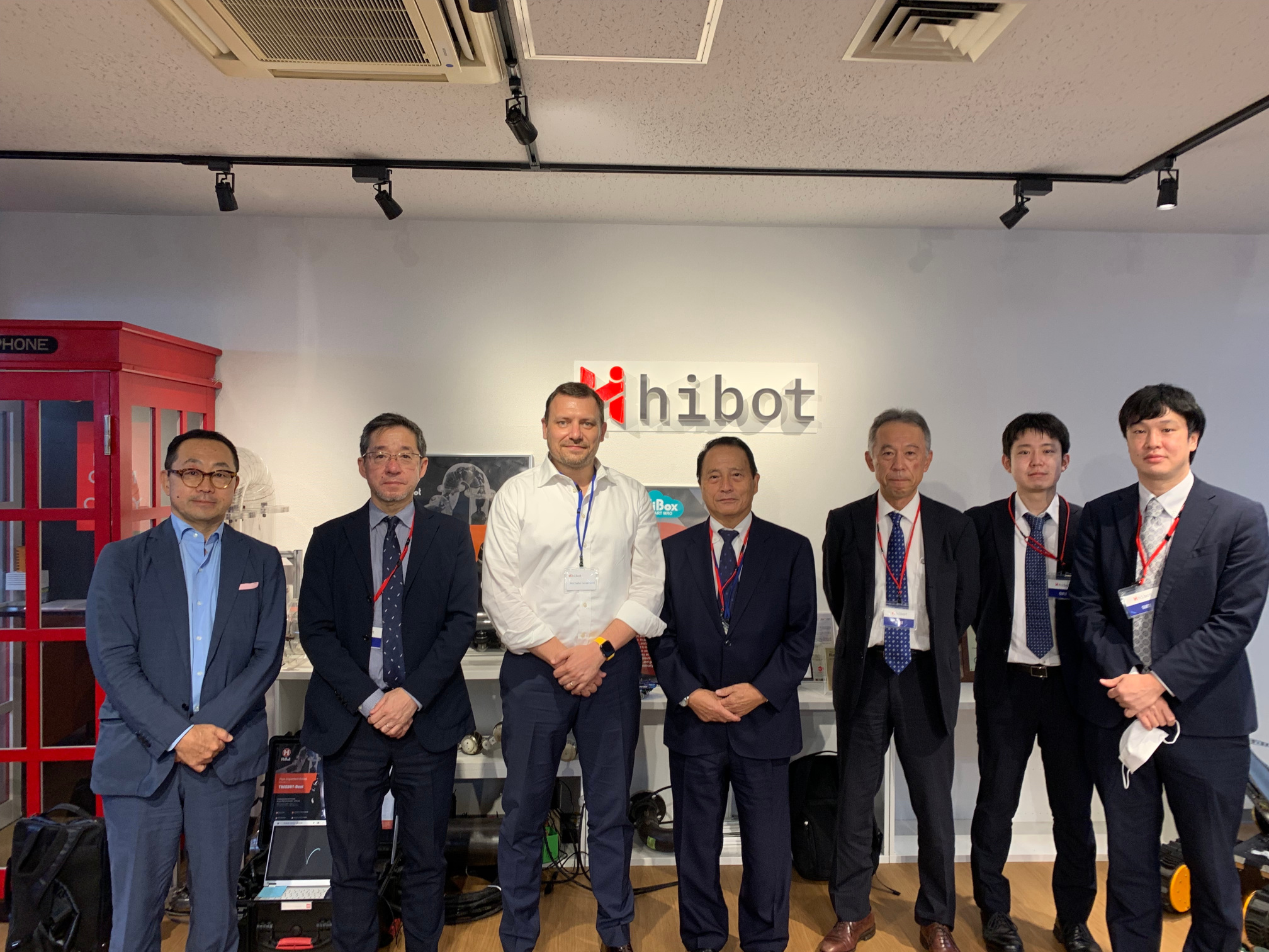 Hibot receives visit from Harmonic Drive president and management toward future collaborations